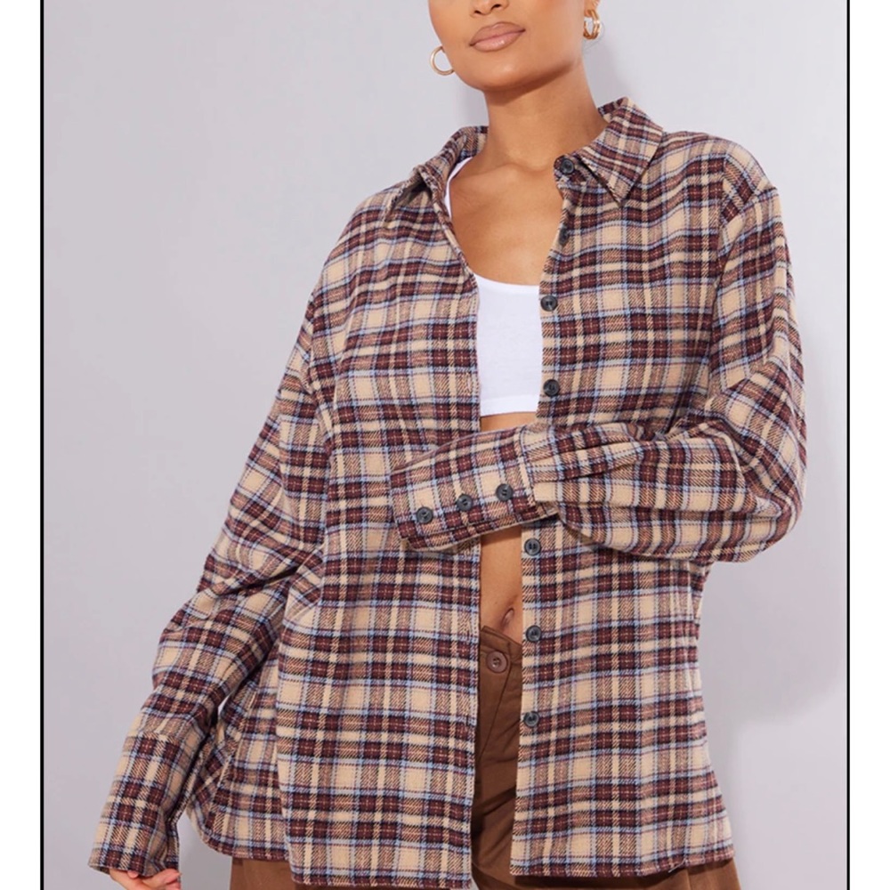 PRETTYLITTLETHING Oversized Buttondown Shirt